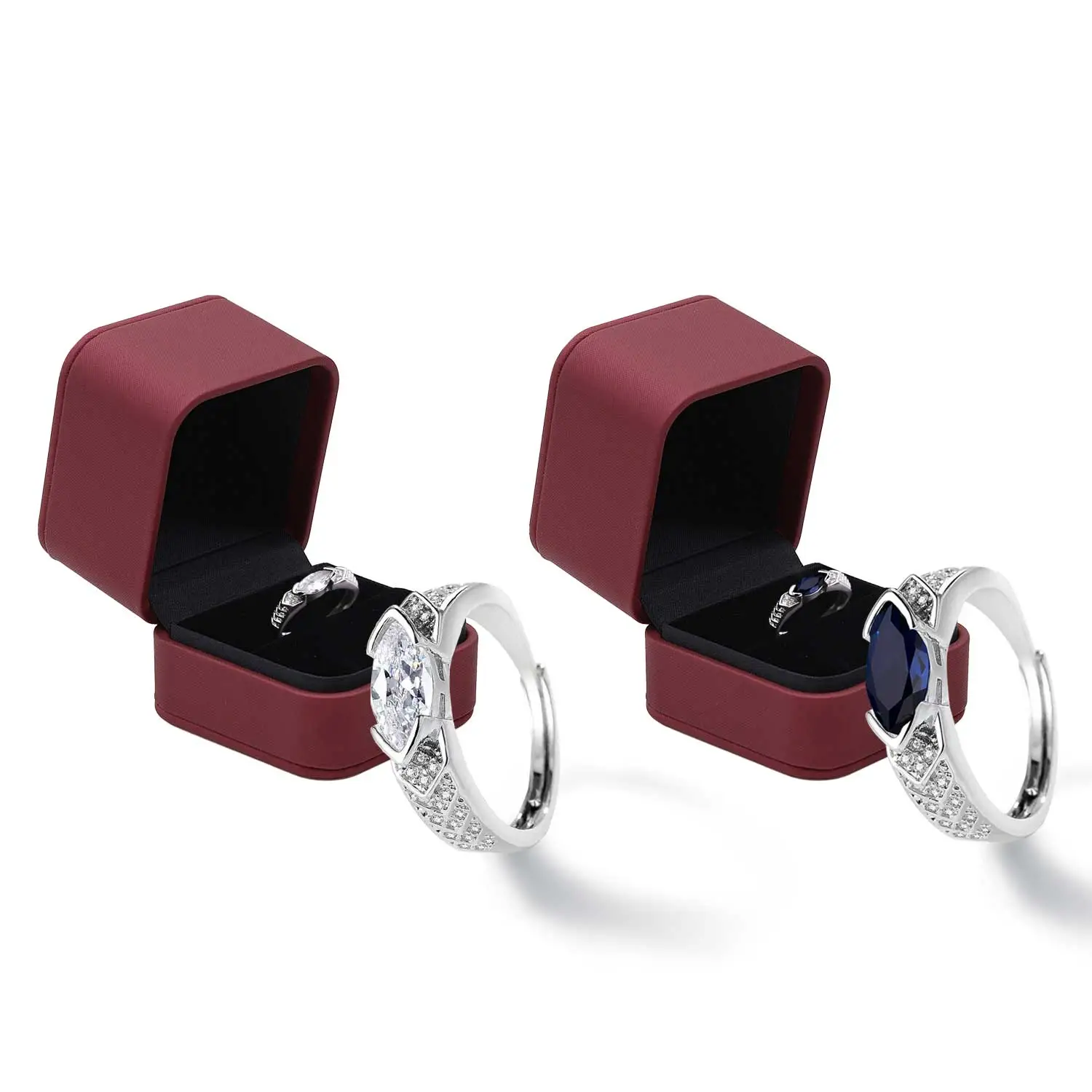 DIYSTAR Magnetology Moissanite Diamond Ring - Image 26