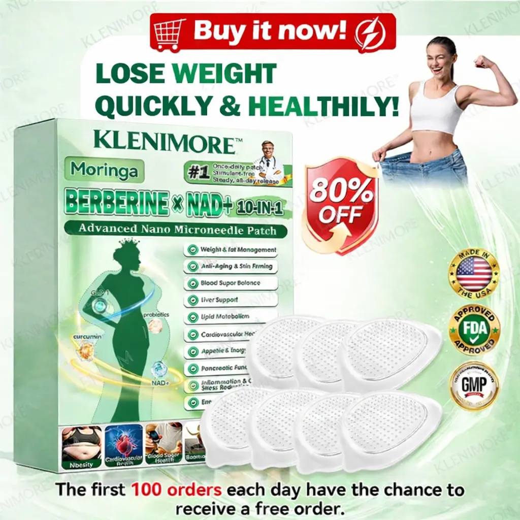 Moringa·Berberine × NAD+ 10-in-1 Nano Microneedle Patch