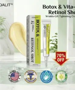 Botox Retinol Shot - Eraser for Deep Wrinkles, Sagging Jowls Puffy Eyes