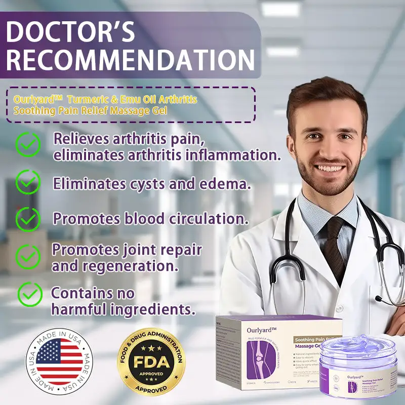 Emu Oil & Turmeric Arthritis Soothing Pain Relief Massage Gel - Image 2