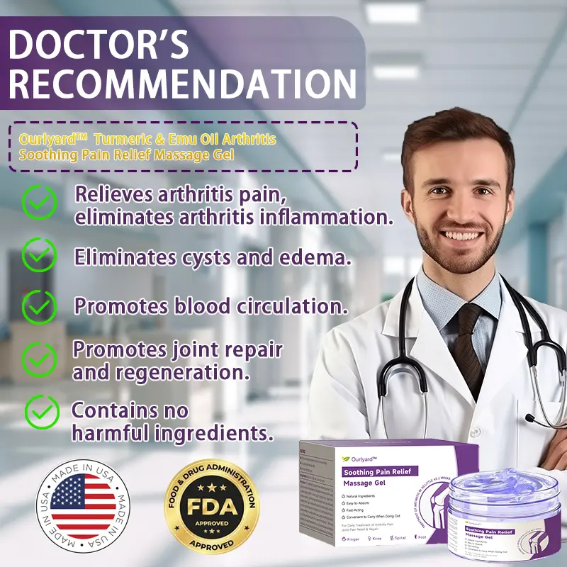 Emu Oil & Turmeric Arthritis Soothing Pain Relief Massage Gel - Image 2