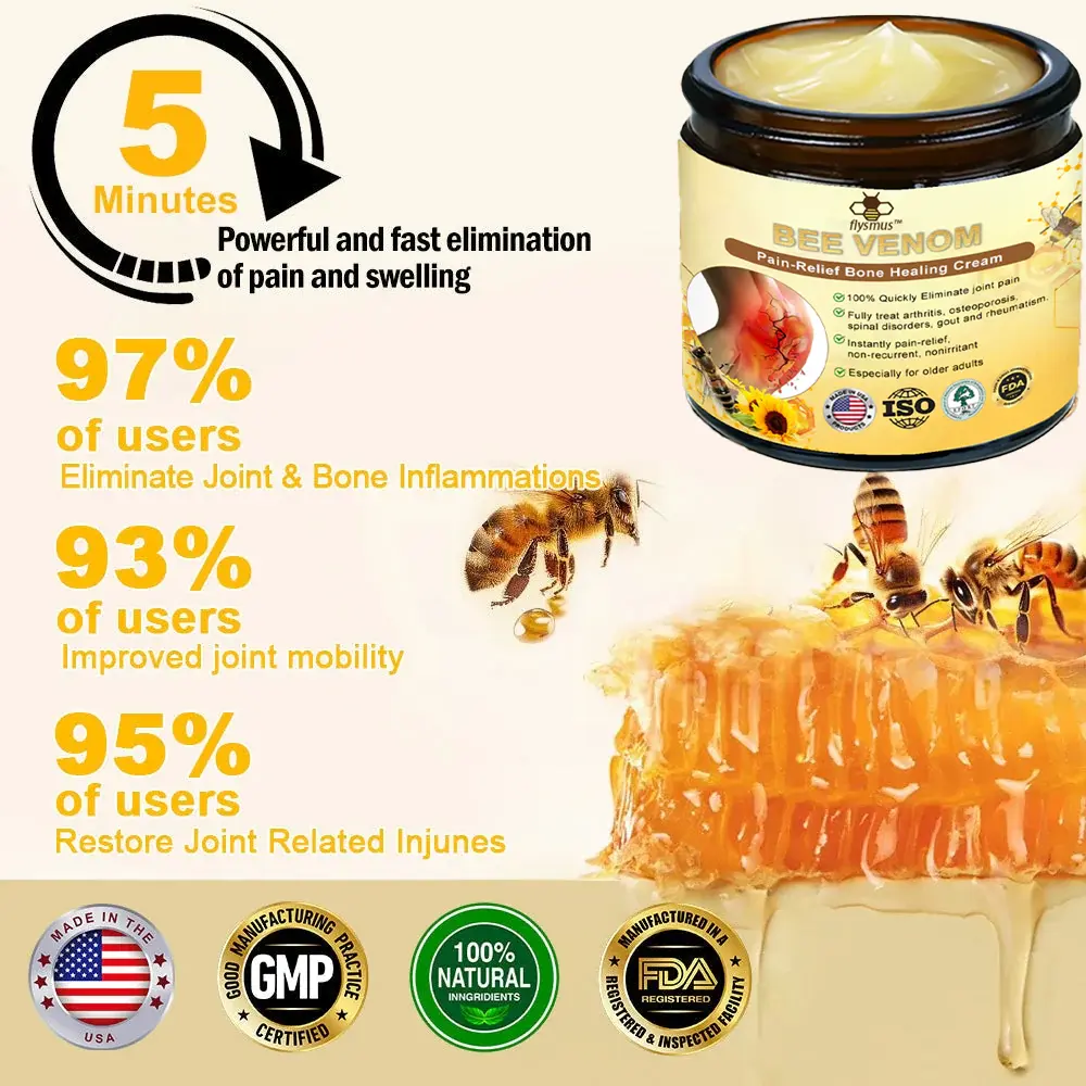 Bee-Venom Pain-Relief Bone Healing Cream - Image 5
