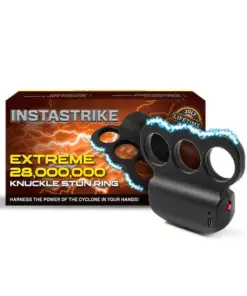 INSTASTRIKE Extreme 28,000,000 Knuckle Stun Ring Bright Light, Bold Defense