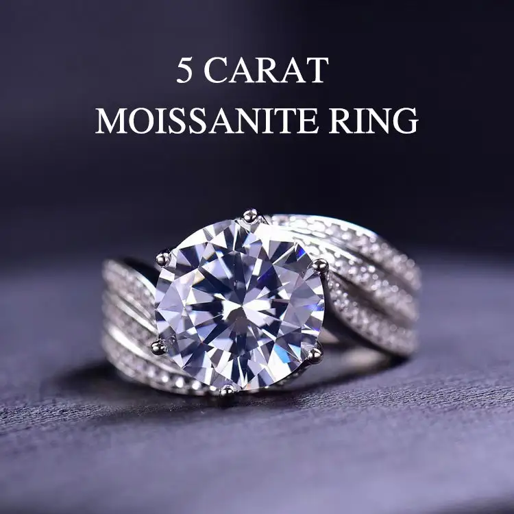 Magnetology Moissanite Diamond RingLAST DAY SALE - 80 OFF - Image 12