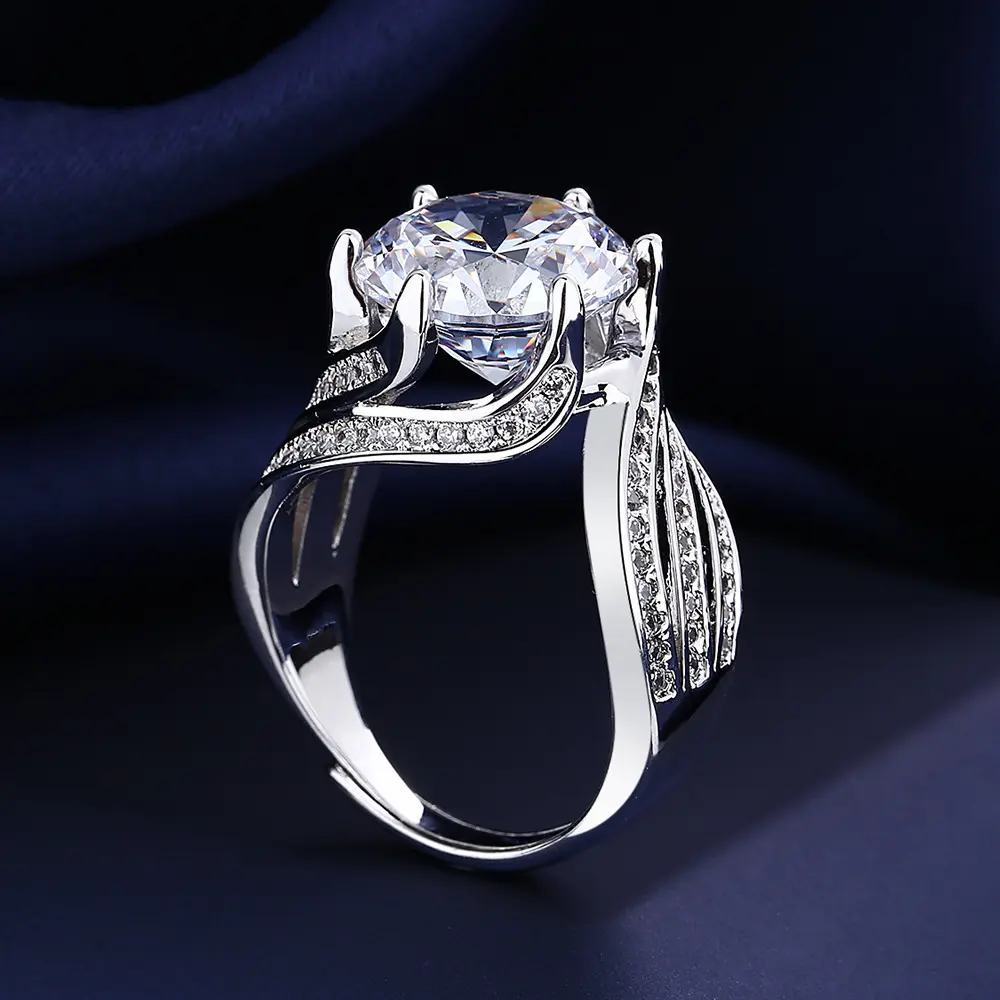 Magnetology Moissanite Diamond RingLAST DAY SALE - 80 OFF - Image 13