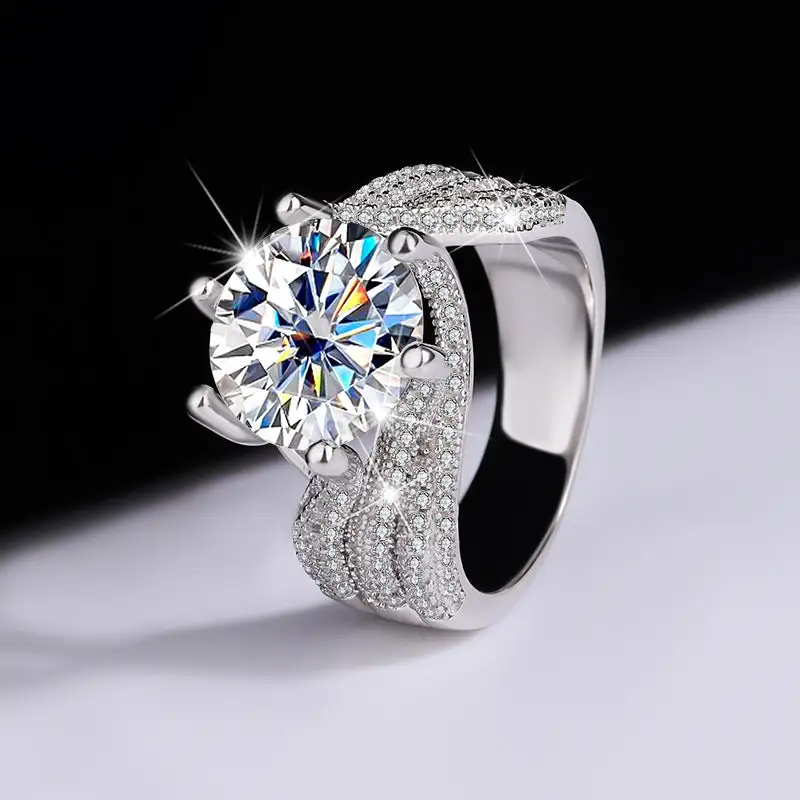 Magnetology Moissanite Diamond RingLAST DAY SALE - 80 OFF - Image 2