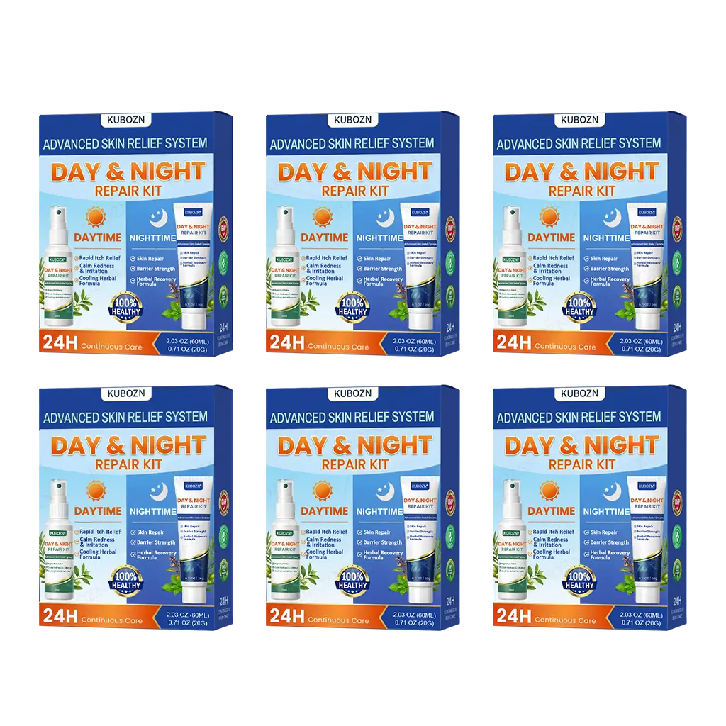 Eczema Day & Night Repair System - 100% Steroid-Free Relief Duo for Intense Itch, Redness & Broken Skin - Image 10