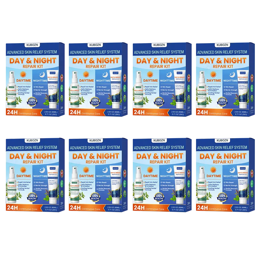 Eczema Day & Night Repair System - 100% Steroid-Free Relief Duo for Intense Itch, Redness & Broken Skin - Image 11