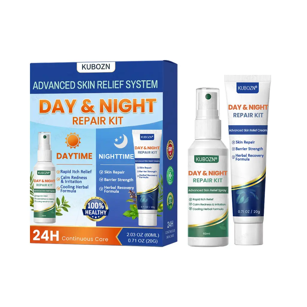 Eczema Day & Night Repair System - 100% Steroid-Free Relief Duo for Intense Itch, Redness & Broken Skin - Image 12