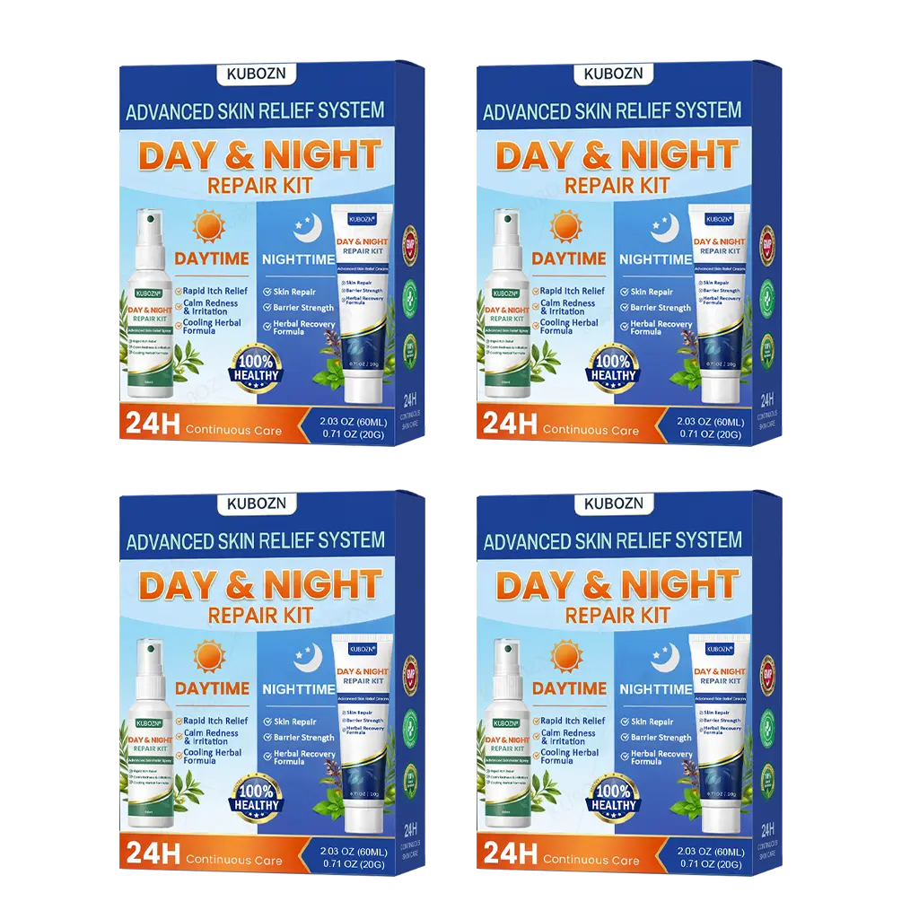 Eczema Day & Night Repair System - 100% Steroid-Free Relief Duo for Intense Itch, Redness & Broken Skin - Image 7
