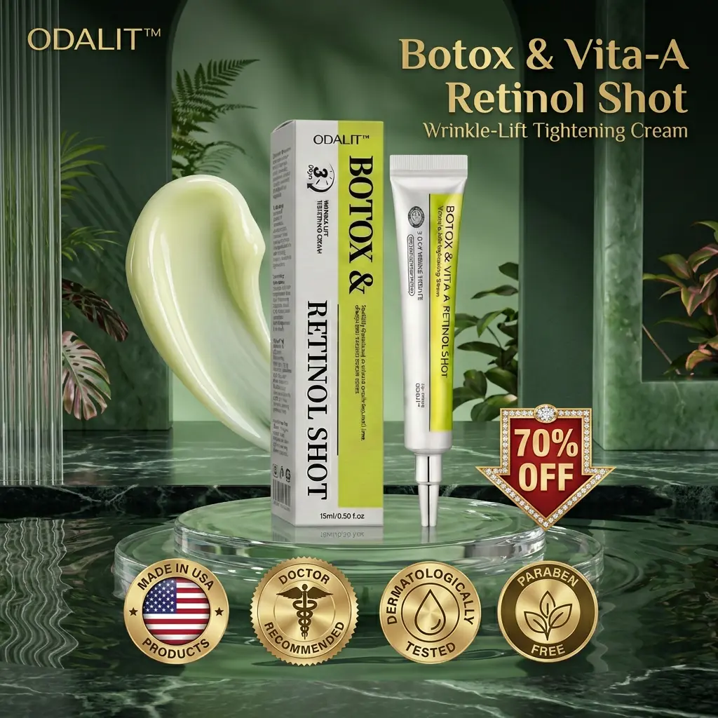 Botox & Retinol Shot - Eraser for Deep Wrinkles, Sagging Jowls & Puffy Eyes