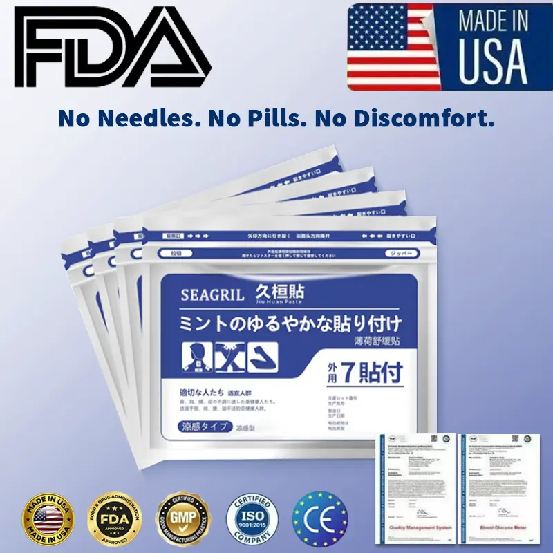 Back Pain Patch Natural Pain Relief Patches for Knee Neck Shoulder and Joint Pain Muscle Soreness Arthritis Relief