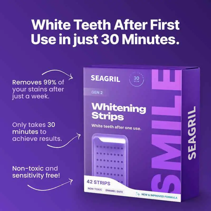 Novora Purple Teeth Whitening Strips - Image 10