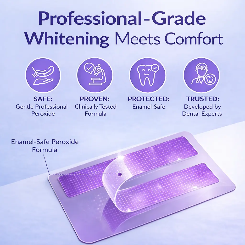 Novora Purple Teeth Whitening Strips - Image 4